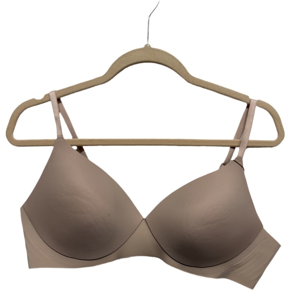 JOIN EBY Seamless Support Bra Pearl Wireless Jelly Bra XL Nude Beige NWT